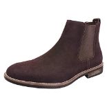 RRP £36.52 Bruno Marc Men's Urban-06 Suede Leather Chelsea Ankle Boots