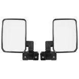 RRP £34.24 X AUTOHAUX Pair Car Vehicle Rear View Mirror Silver Tone LH RH