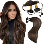 RRP £65.13 Moresoo U Tip Hair Extensions Human Hair Balayage Keratin