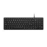 RRP £25.00 Perixx PERIBOARD-333B Wired Backlit USB Keyboard- X Type Scissor Keys - Compact