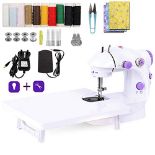 RRP £34.47 LMYJ Mini Sewing Machine with Extension Table and Sewing