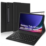 RRP £22.32 SENGBIRCH Samsung Galaxy Tab S9 Plus 12.4 Inch Keyboard Case
