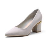 RRP £30.33 DREAM PAIRS Women's Block Heel Smart Comfort Padded Court Shoes SDPU2226W-E