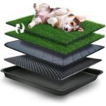 RRP £53.59 GoldOuya Pet Potty Grass Mat with Tray