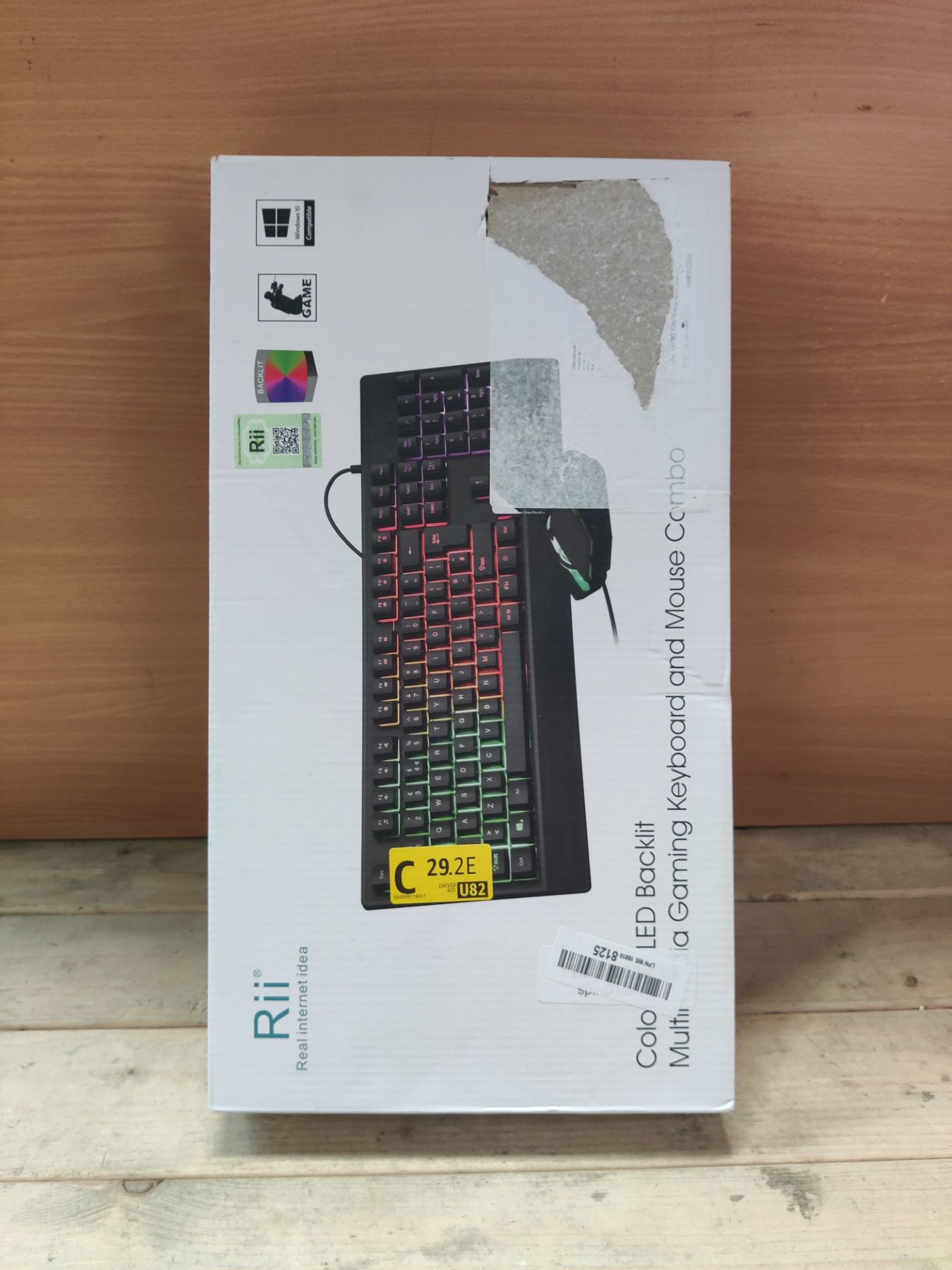 RRP £28.52 Rii Gaming Keyboard and Mouse - Image 2 of 2