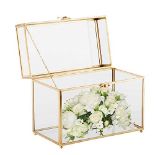 RRP £38.72 Homtone Wedding Glass Card Box