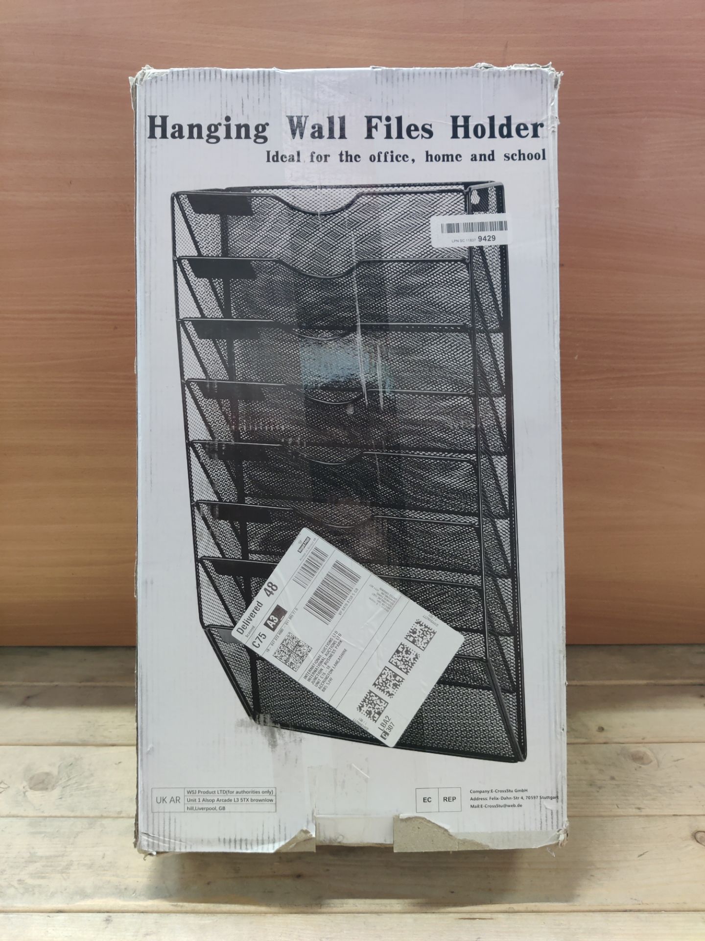 RRP £35.24 IOUGDSEC 8 Tier Mesh Hanging File Organizer Vertical - Image 2 of 2