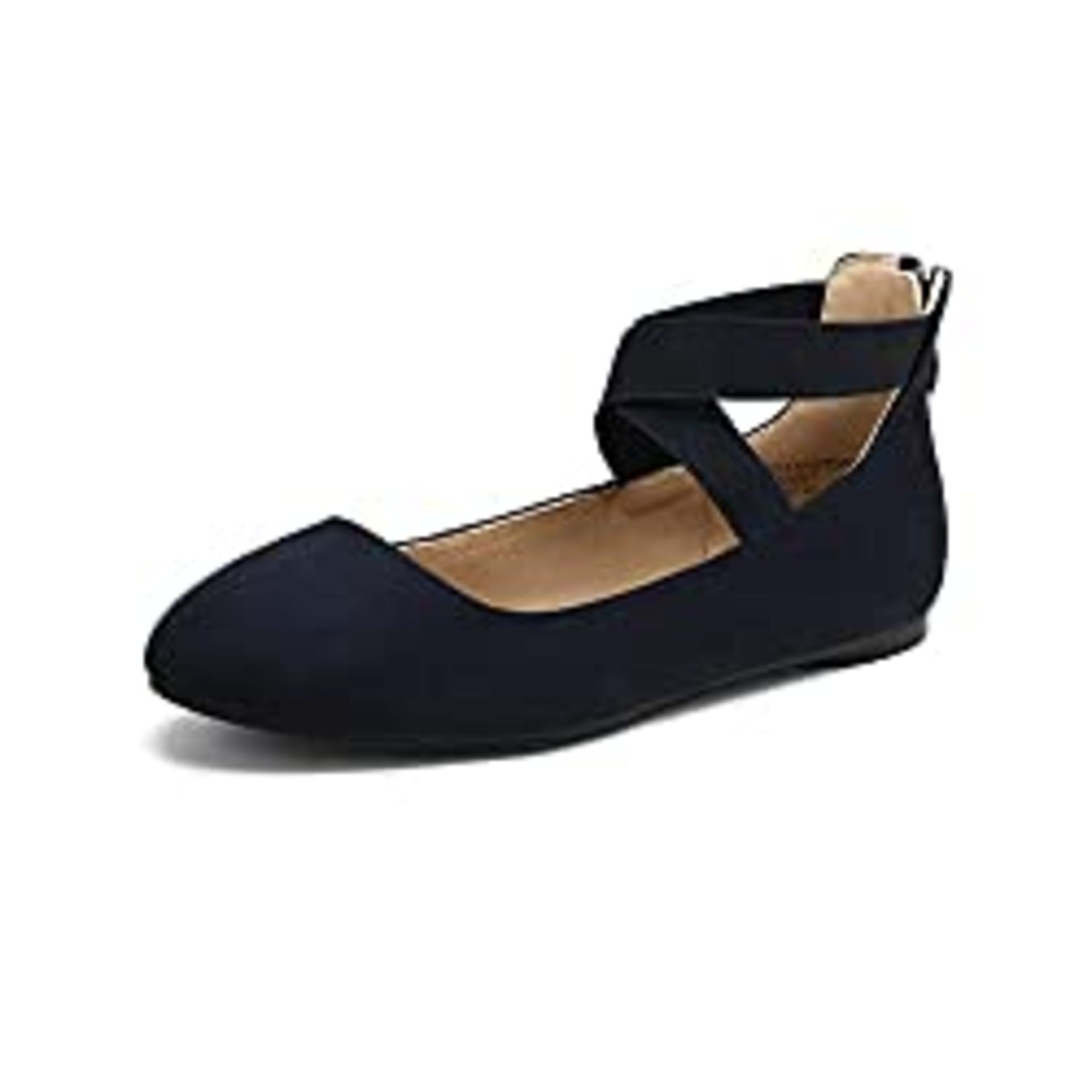 RRP £28.52 DREAM PAIRS Women's Sole_Stretchy Black Elastic Ankle