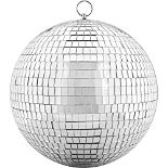 RRP £22.43 Updated 250mm Mirror Disco Ball with Hanging Ring