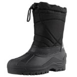 RRP £41.78 Knixmax Men's Winter Boots Fur Lined Snow Boots Waterproof