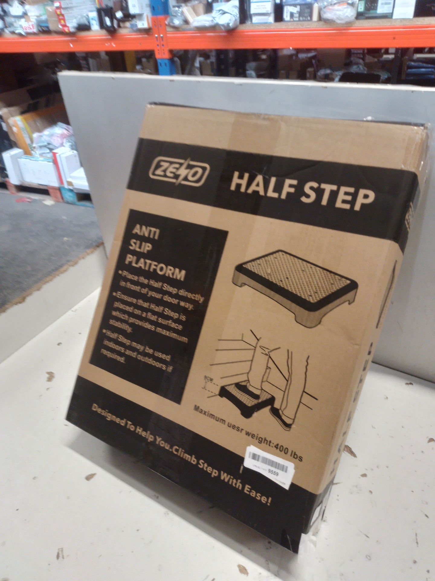 RRP £24.44 ZENO Half Step Stool for Elderly | Portable Stepper - Image 2 of 2