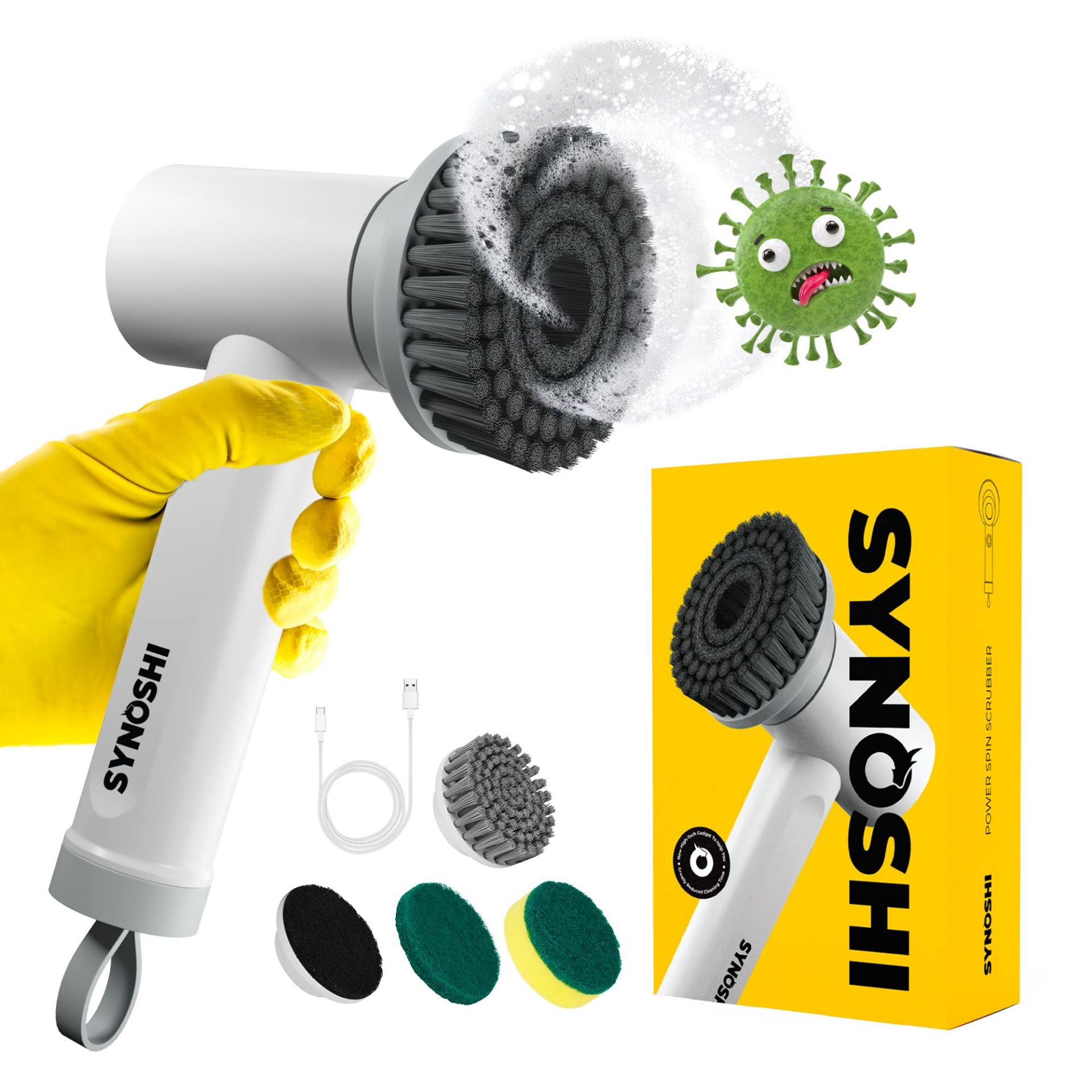 RRP £51.81 Synoshi Electric Cleaning Brush