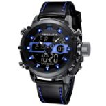 RRP £40.20 MEGALITH Mens Digital Watch Sports Waterproof Military