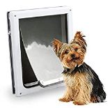 RRP £44.51 Pet Prime 2 Ways Locking Pet Flap Door For Dogs Pet Door with Transparent flap