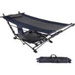 RRP £50.24 REDCAMP Portable Folding Hammock with Stand