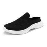 RRP £20.54 DREAM PAIRS Womens Mules Shoes Knit Slip-on Sneakers