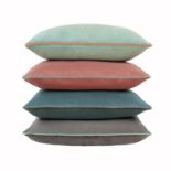 RRP £33.10 COFEDE Velvet Cushion Covers 18x18 inch Set of 4