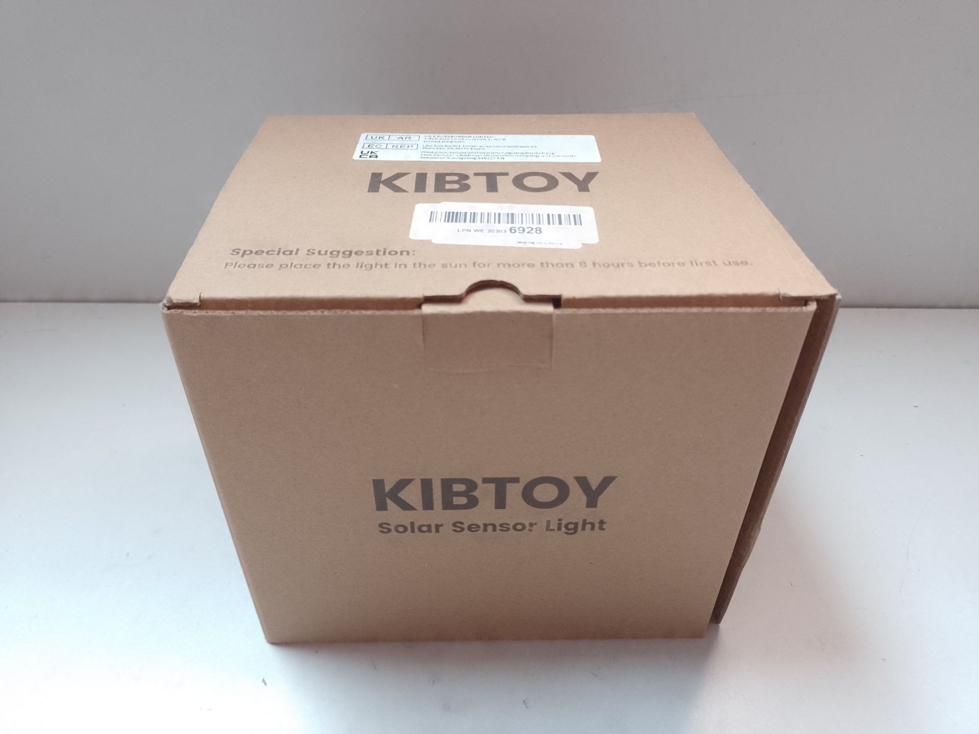 RRP £33.88 KIBTOY 156LED Solar Security Light Motion Sensor Outdoor - Image 2 of 2