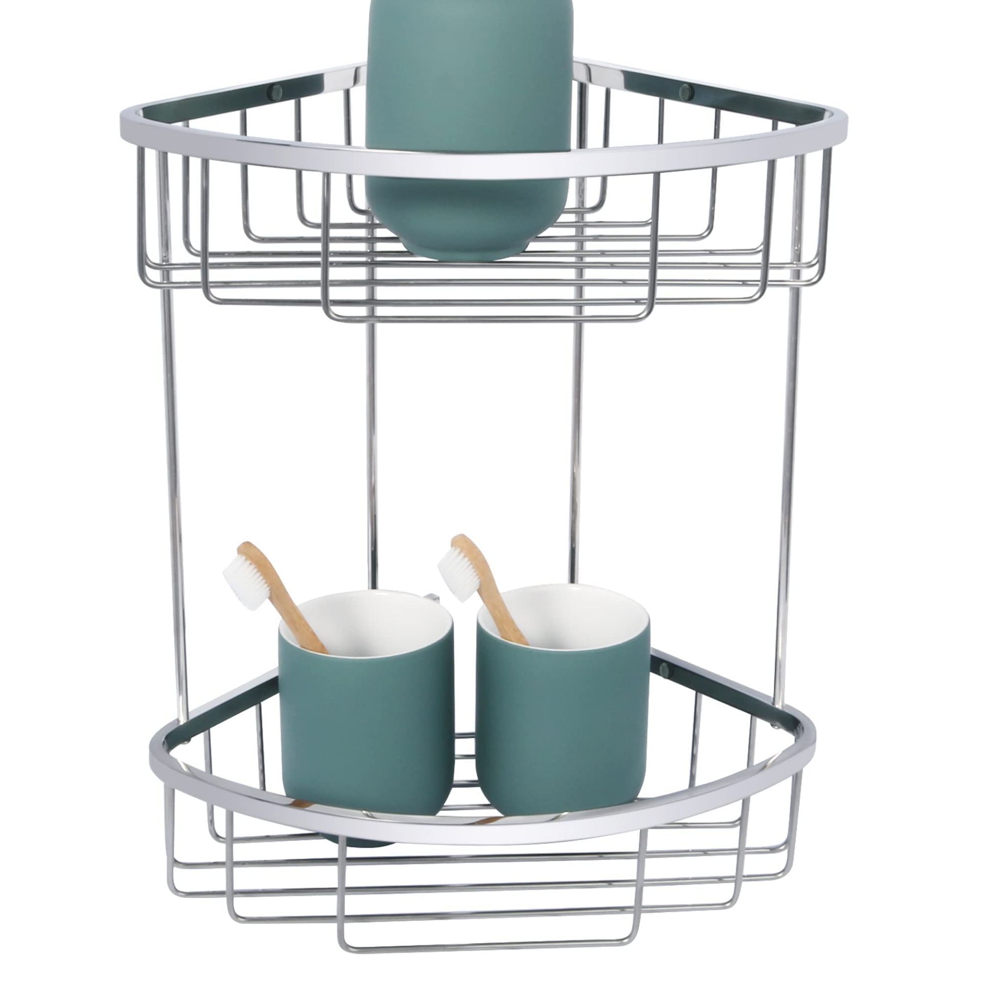 RRP £39.95 SAYAYO Corner Shower Caddy Shower Organiser SUS304