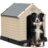 RRP £57.07 YITAHOME Medium Plastic Dog House Kennel