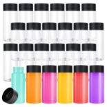 RRP £23.96 YOUNTHYE 24PCS Plastic Juice Bottles