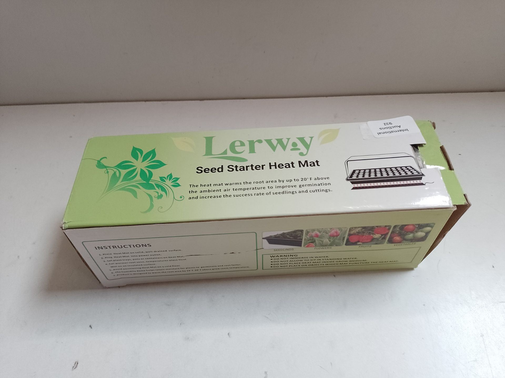 RRP £35.37 LERWAY Seedling Heating Mat Plant Warming Mat Waterproof