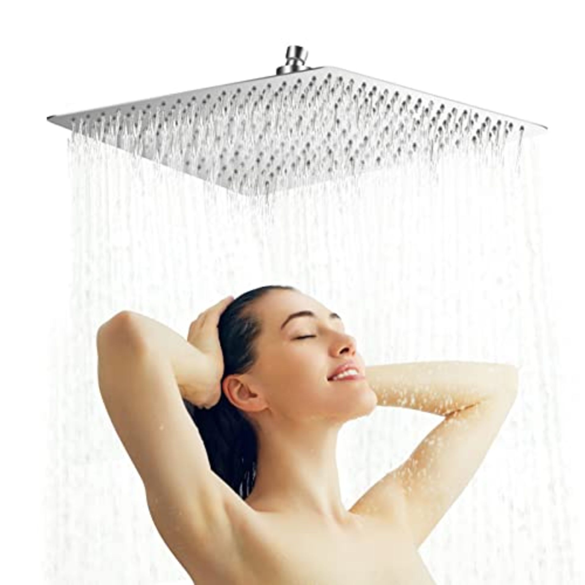 RRP £50.84 304 Stainless Steel Square Rain Shower Head