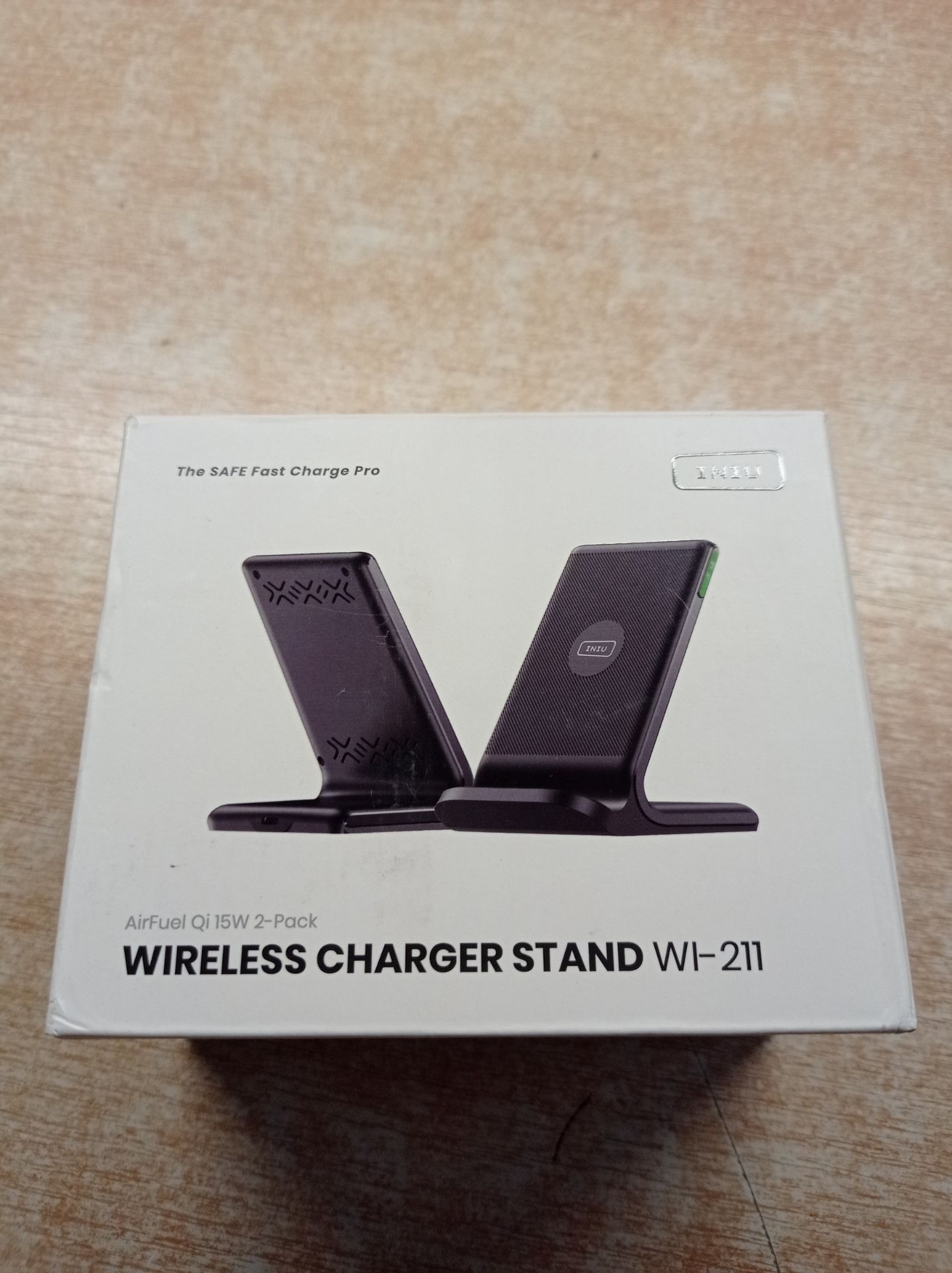RRP £25.22 INIU Wireless Charger 2-Pack - Image 2 of 2