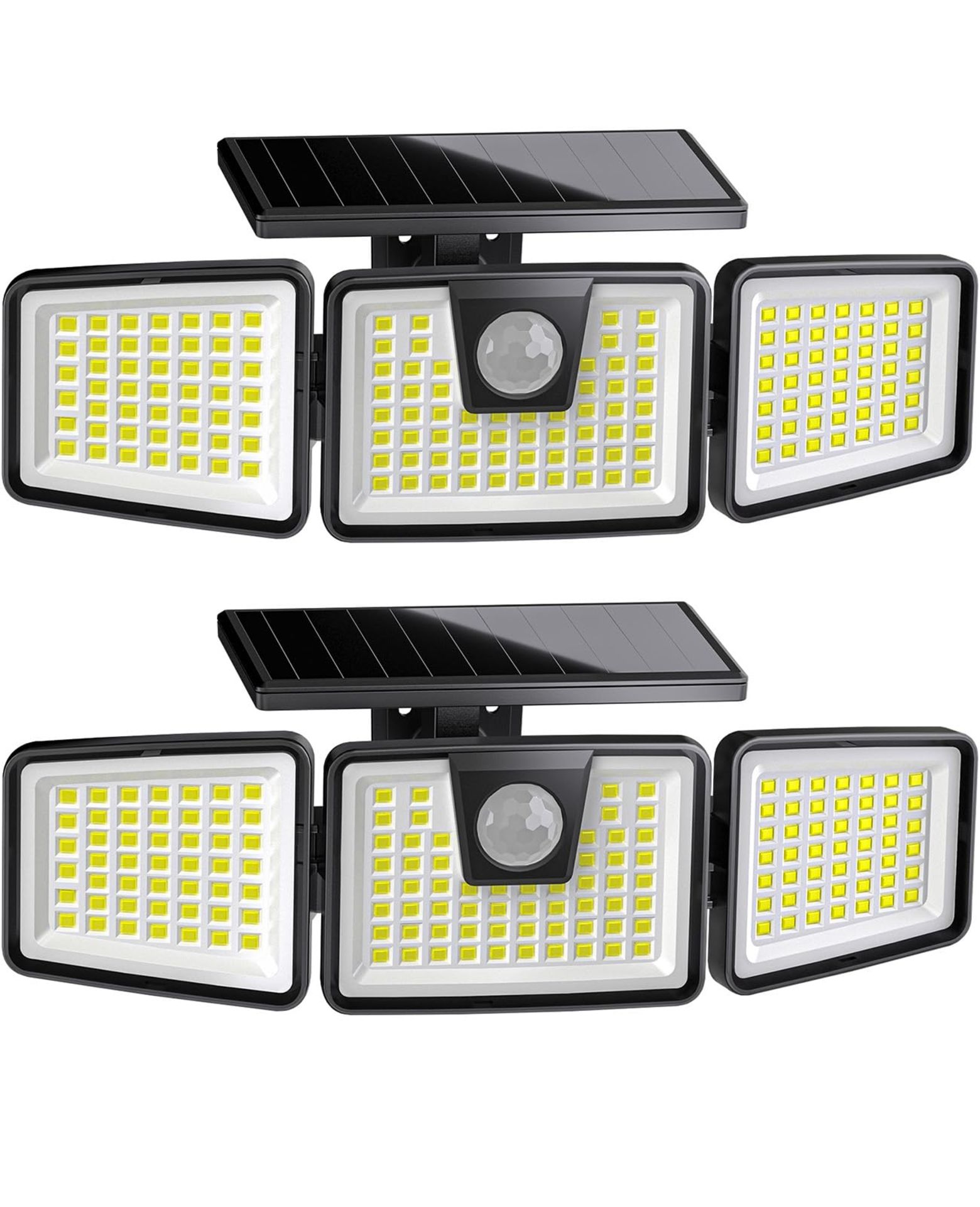 RRP £33.88 KIBTOY 156LED Solar Security Light Motion Sensor Outdoor