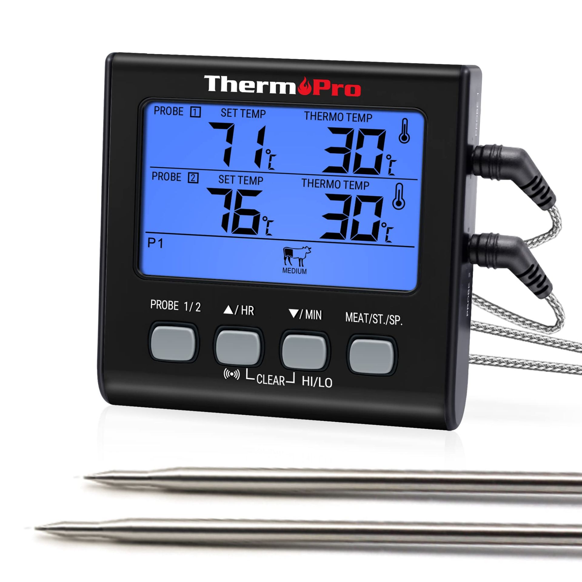 RRP £22.10 ThermoPro TP17B Digital Meat Thermometer Cooking Grill