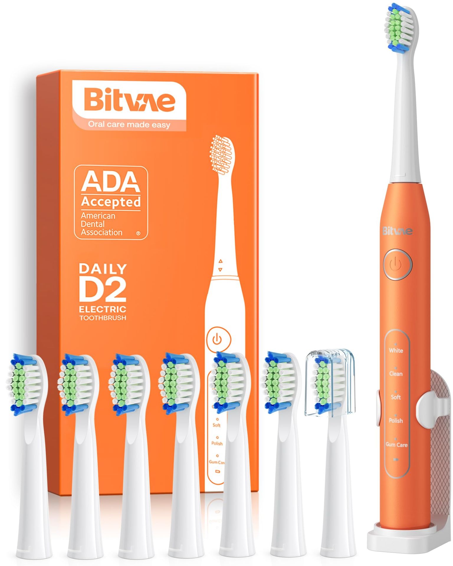 RRP £16.48 Bitvae D2 Ultrasonic Electric Toothbrush for Adults and Kids