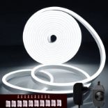 RRP £31.95 GAABUTEMA Cool White Neon LED Strip Light 5m