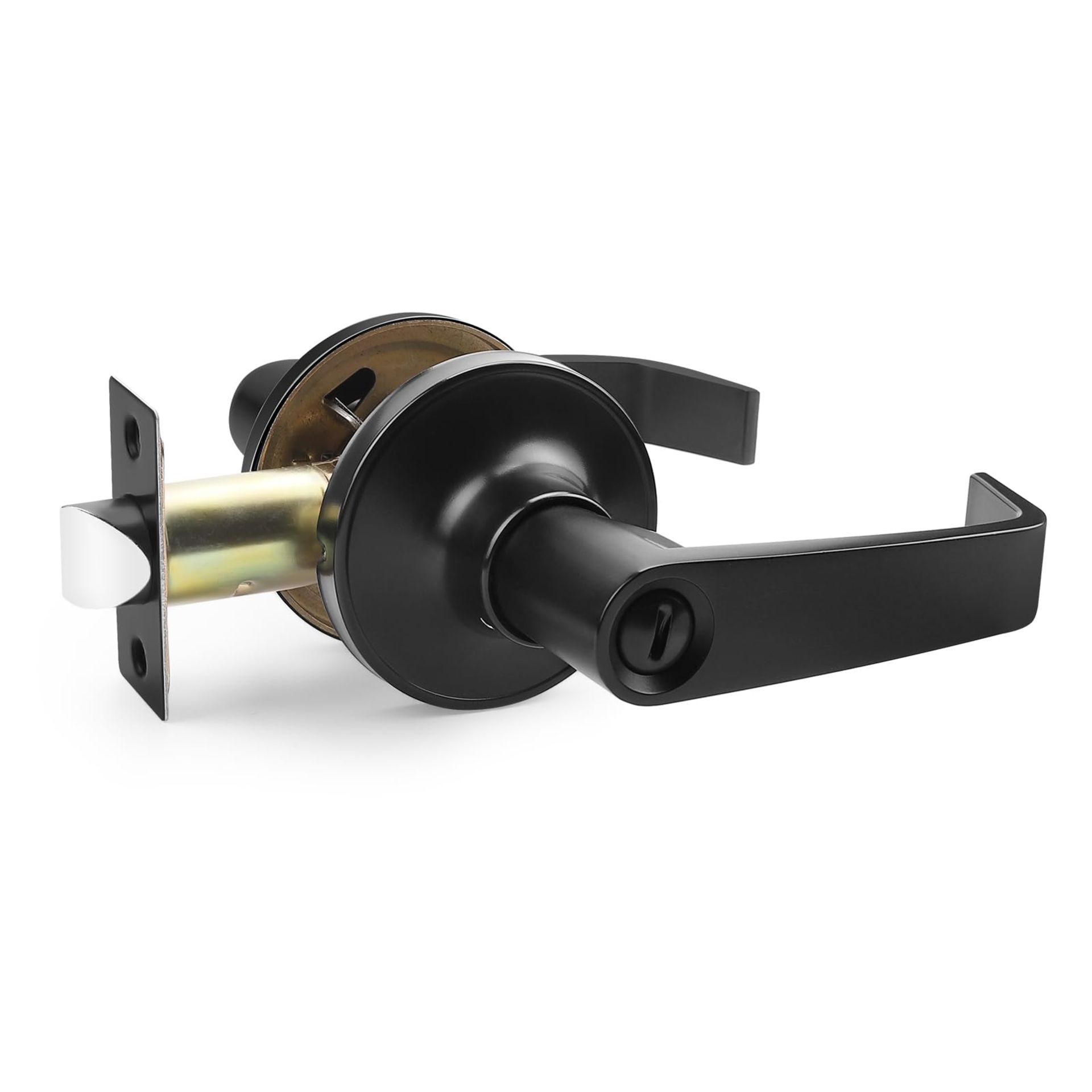 RRP £21.08 PinLin 1 Pack Door Handles Matte Black Heavy Duty Interior