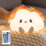 RRP £12.84 Cute Cloud Night Light Kids 16 Colors+Remote Baby Night Light Baby
