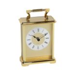 RRP £45.65 Wm. Widdop Gilt Design Roman Numerals Carriage Clock, Gold