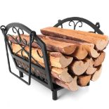 RRP £34.63 AMAGABELI GARDEN HOME Fireplace Log Rack Firewood Rack