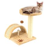 RRP £20.50 ZENO Cat Tree 46CM | Cat Scratching Post | Cat Tree