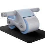 RRP £20.89 VVDQELLA Abdominal roller with non-slip surface and padded knee mat