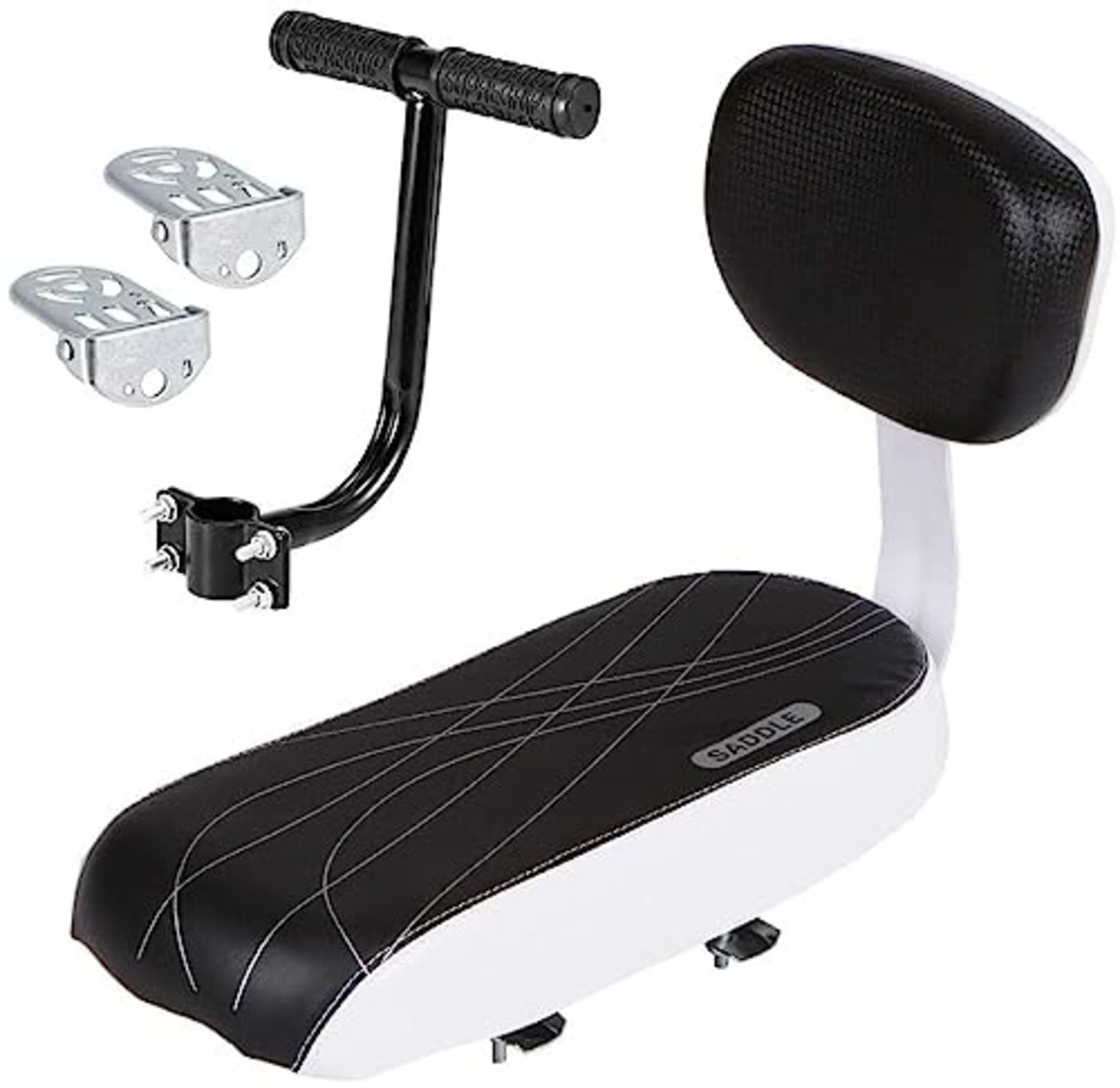 RRP £17.25 MEETOZ Bicycle Rear Seat Cushion Armrest Footrest Set