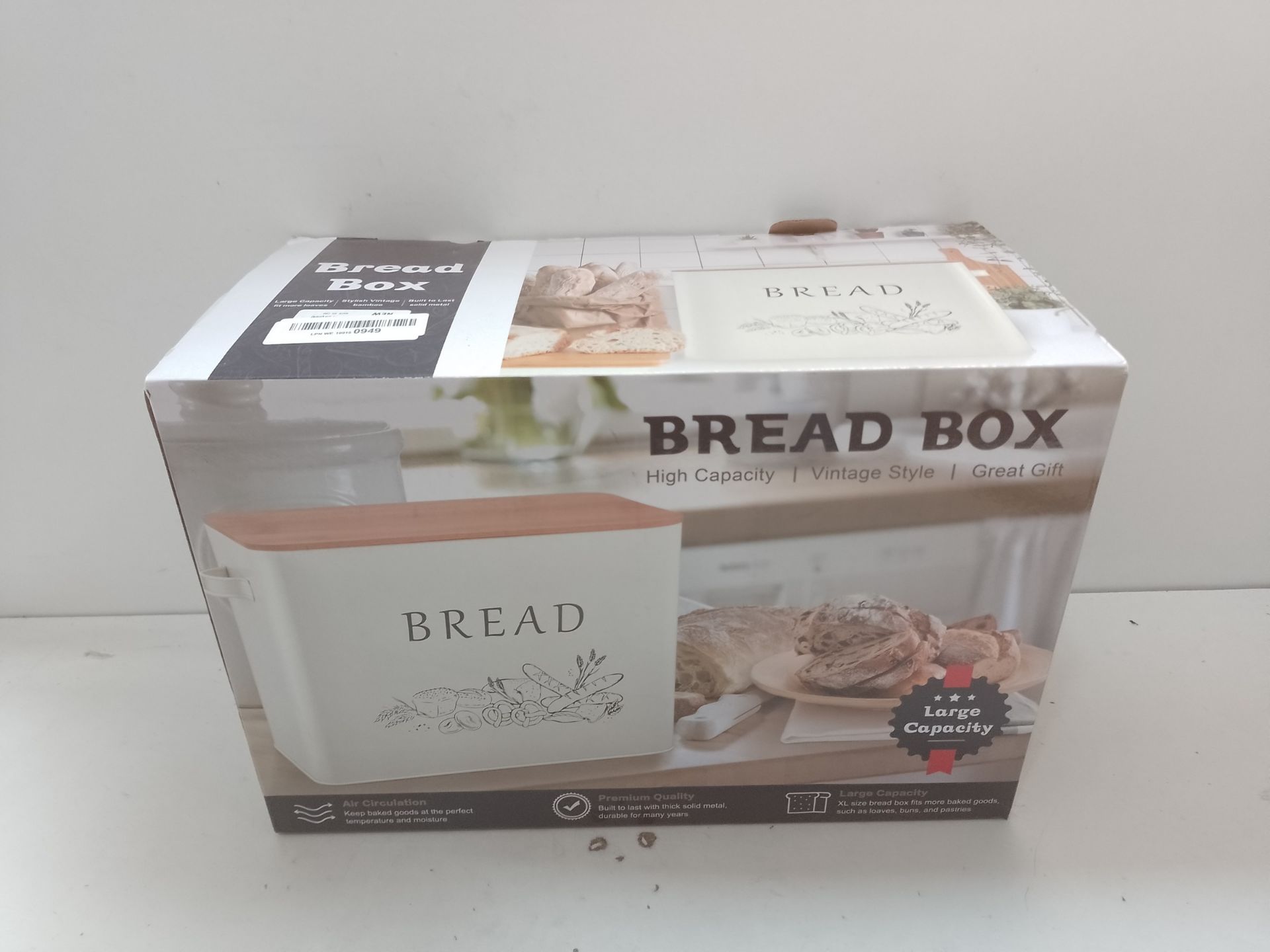 RRP £27.39 Joyfair Bread Bin - Image 2 of 2