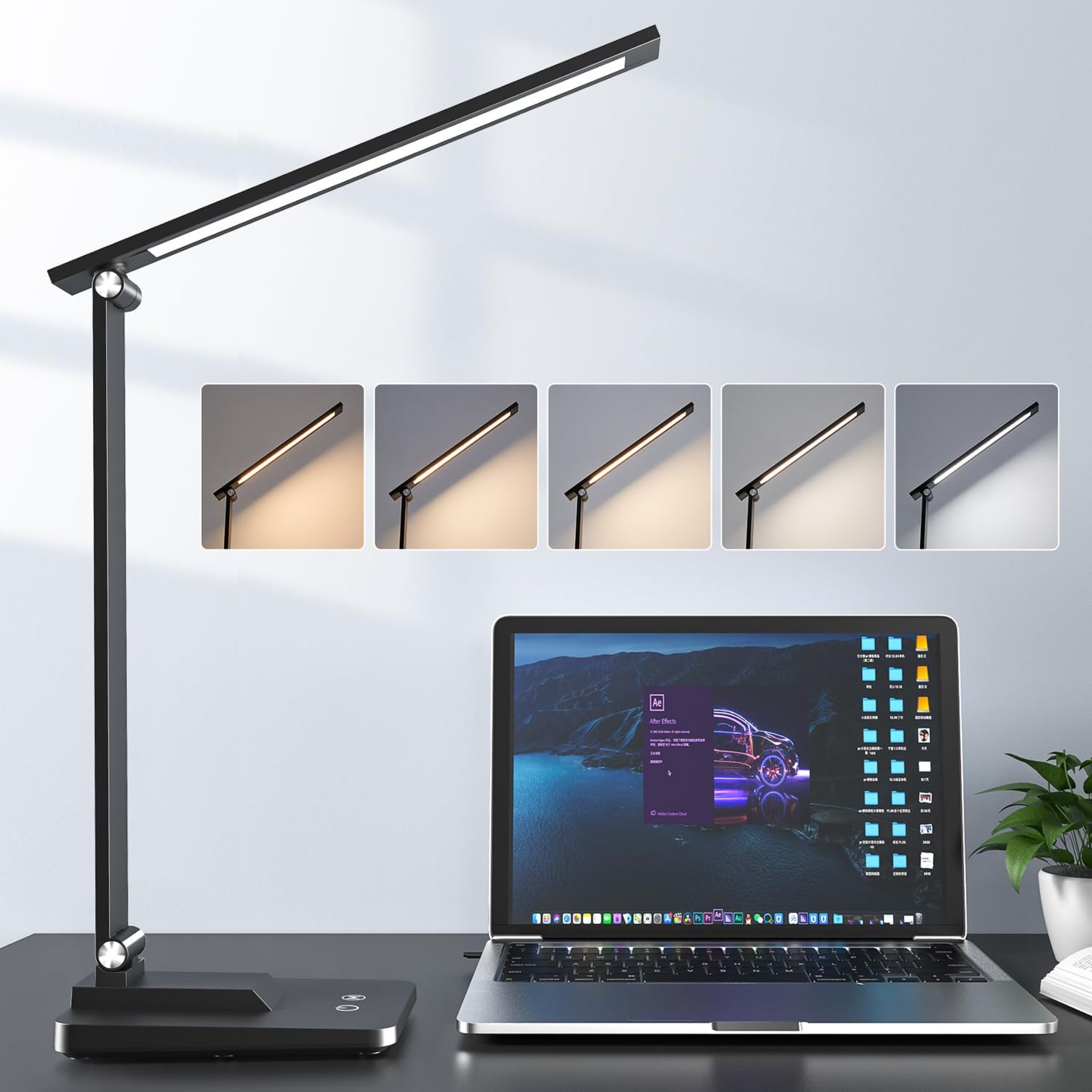 RRP £17.11 Desk Lamp LED Table Lamp