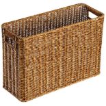 RRP £28.87 Alipis Wicker Magazine Basket Plastic Rattan Weave