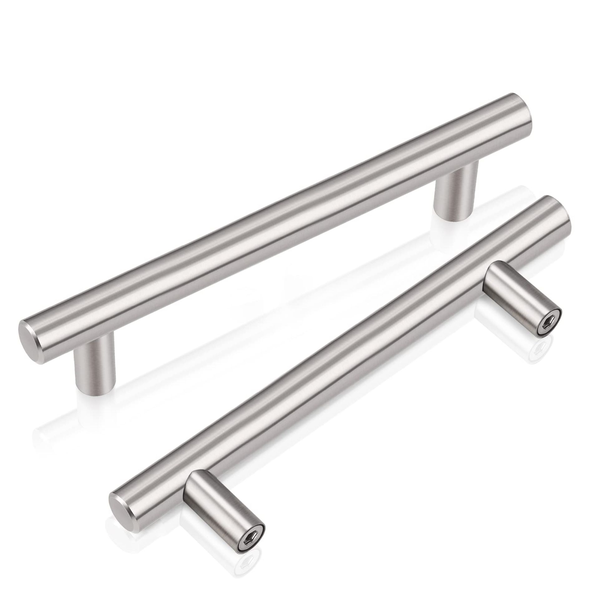 RRP £9.03 PinLin 5 Pack Kitchen Door Handles 96mm Hole Centre