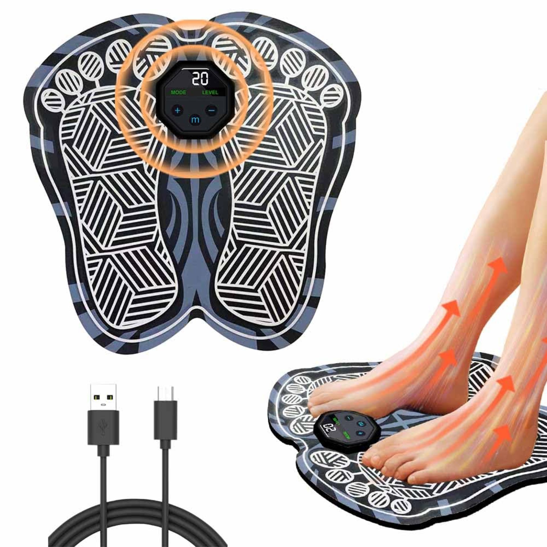 RRP £22.81 EMS Foot Massager and Circulation Booster