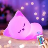 RRP £10.60 Cute Cat Night Light Kids