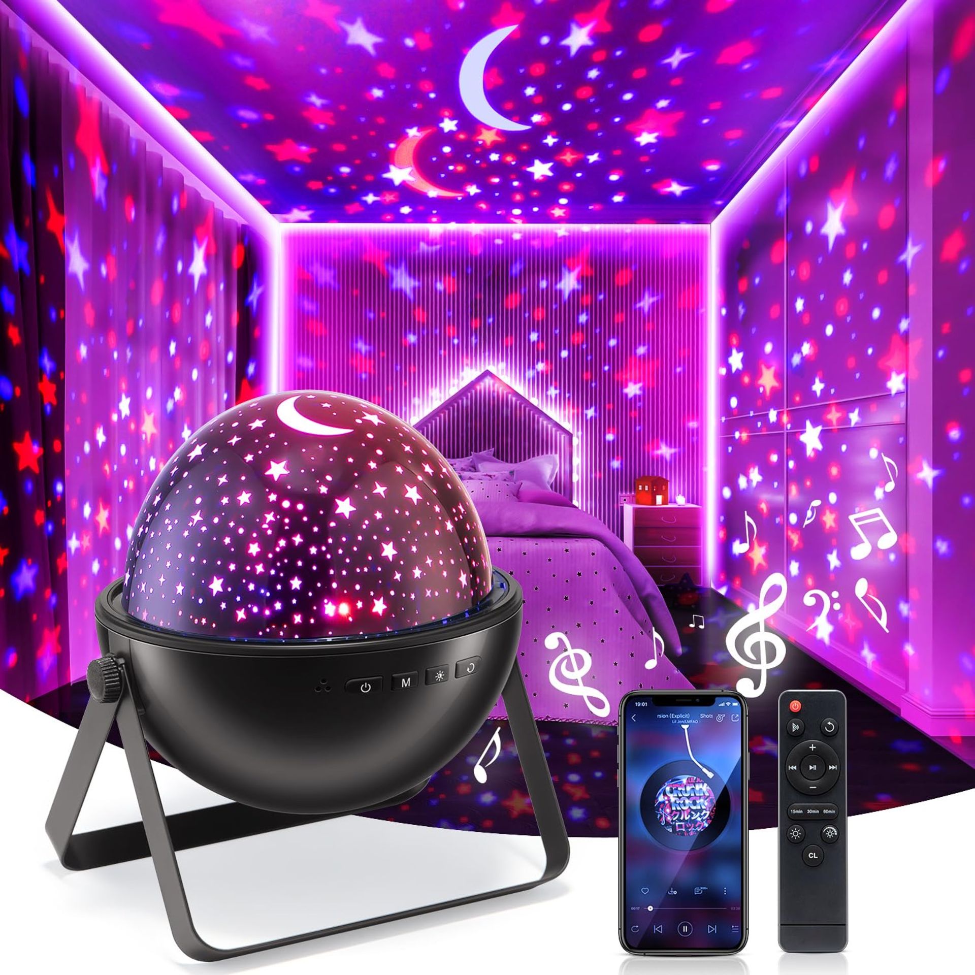 RRP £15.97 Night Light Projector