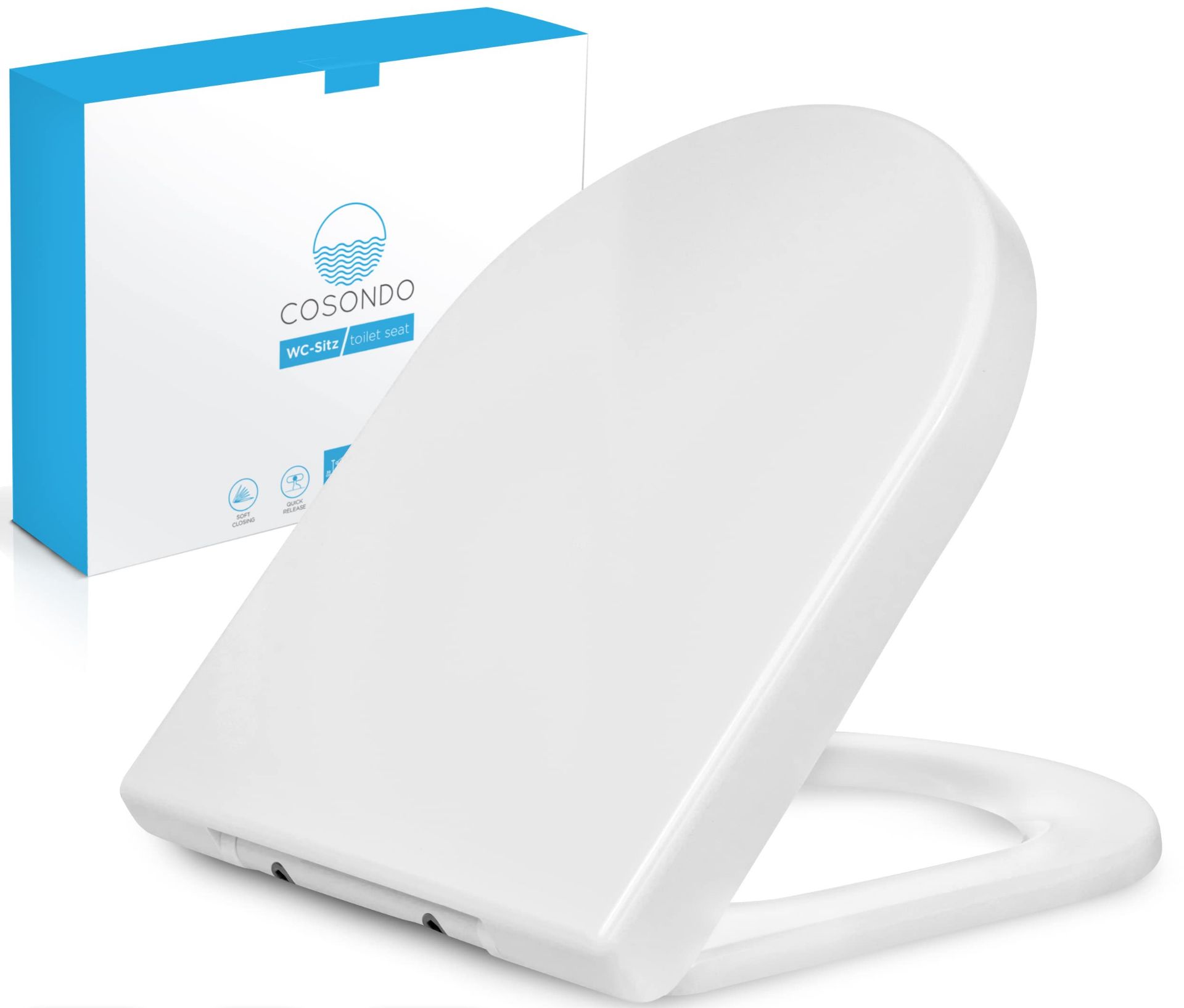 RRP £50.02 Cosondo Premium Toilet seat with Soft Close