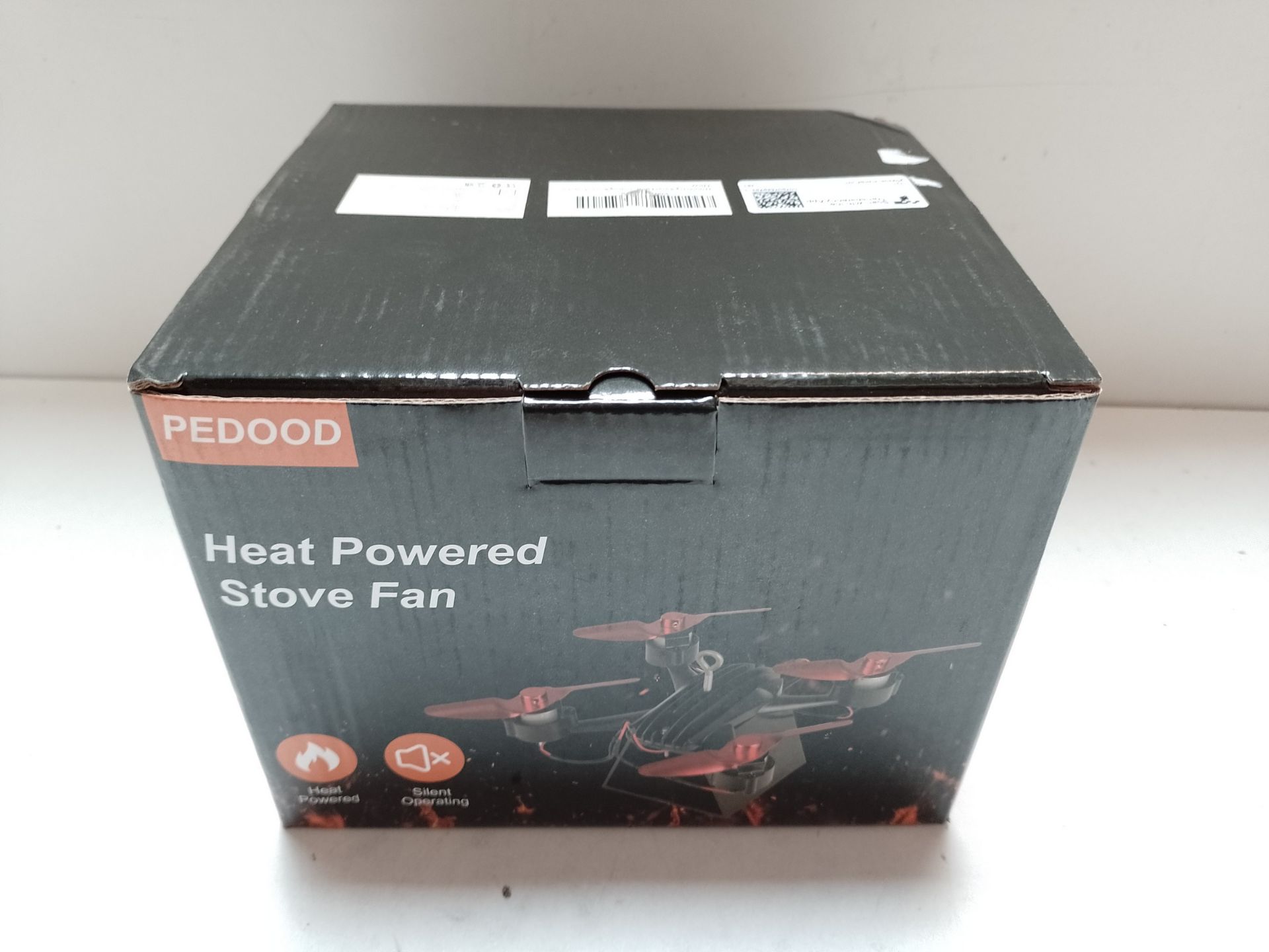 RRP £45.65 PEDOOD Stove Fan Standing Drone Design - Image 2 of 2