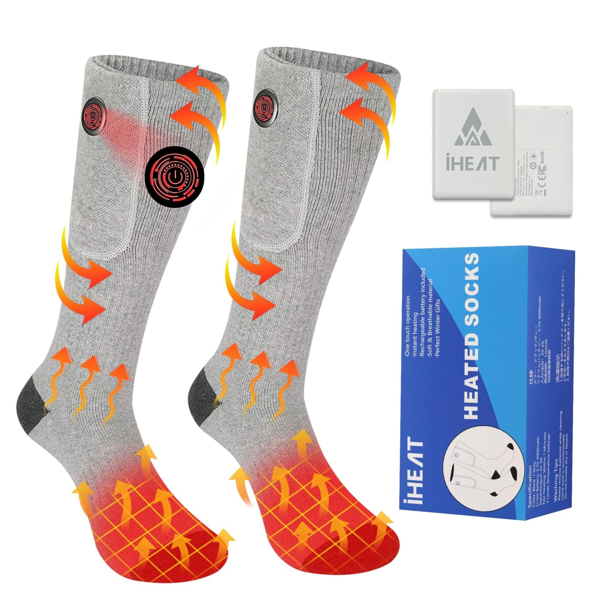 RRP £31.95 Heated Socks for Men Women