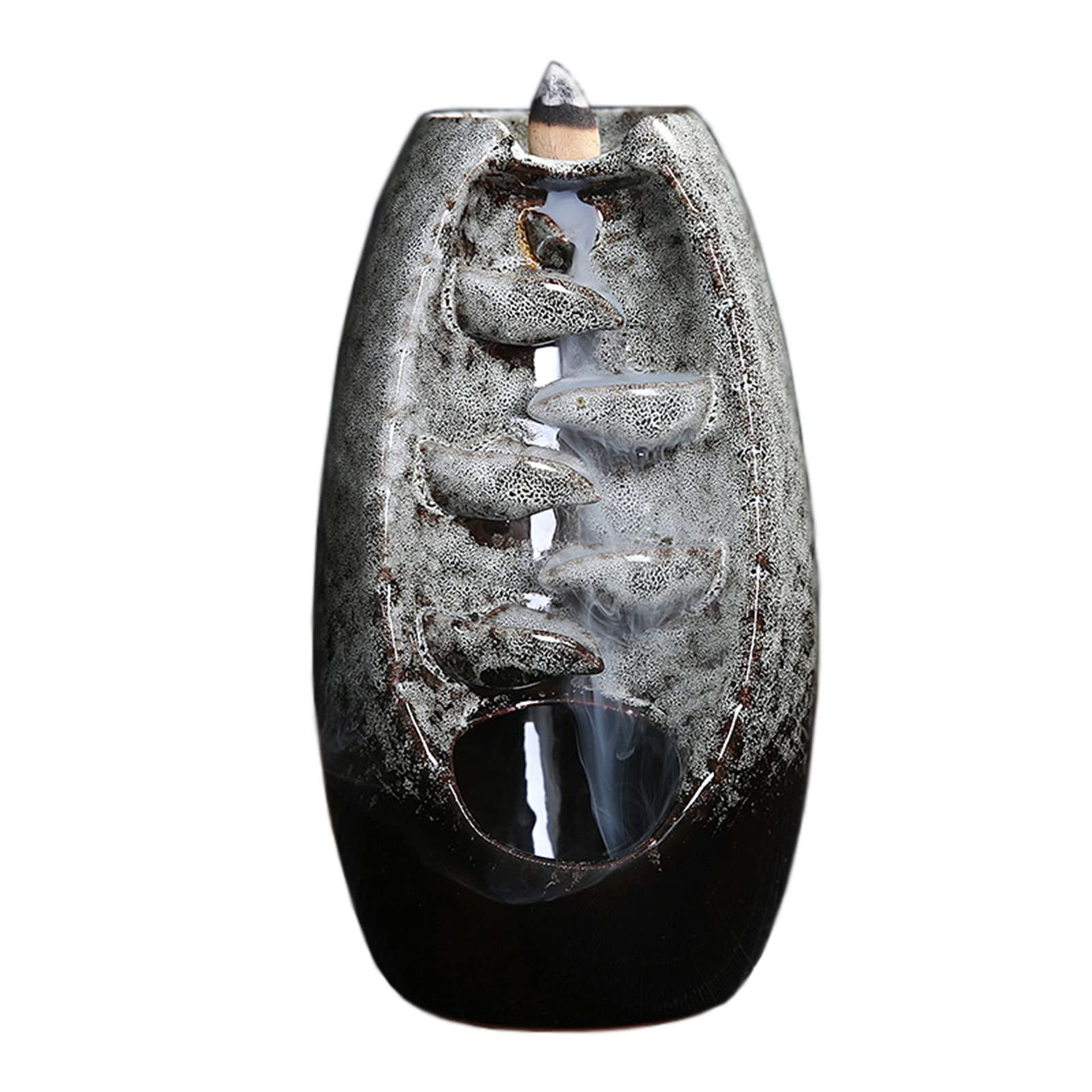 RRP £21.11 xunfu Backflow Incense Burner